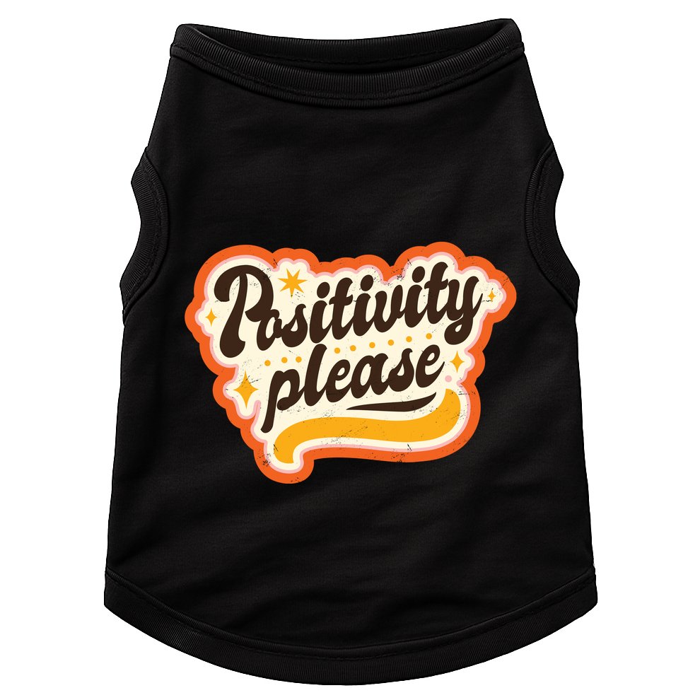 Positivity Please Doggie Tank