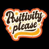 Positivity Please Drawstring Bag