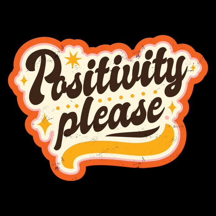 Positivity Please Drawstring Bag