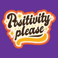 Positivity Please Short Acrylic Beanie