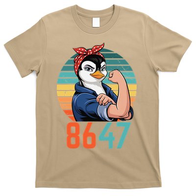 Penguin Protest 8647 Funny T-Shirt