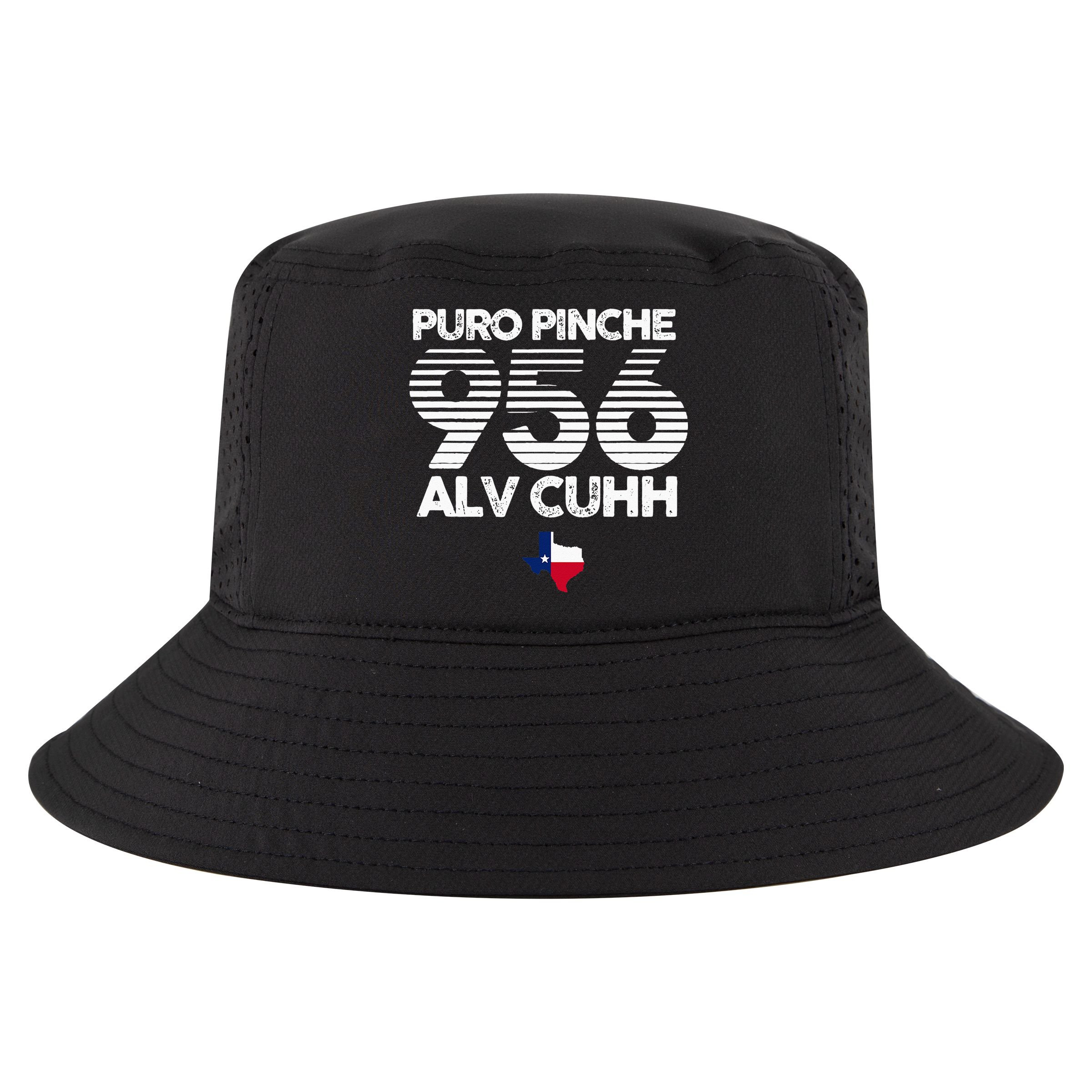 Puro Pinche 956 Alv Cuhh Texas Cool Comfort Performance Bucket Hat