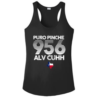 Puro Pinche 956 Alv Cuhh Texas Ladies PosiCharge Competitor Racerback Tank