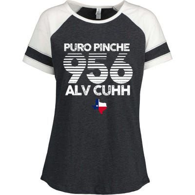 Puro Pinche 956 Alv Cuhh Texas Enza Ladies Jersey Colorblock Tee