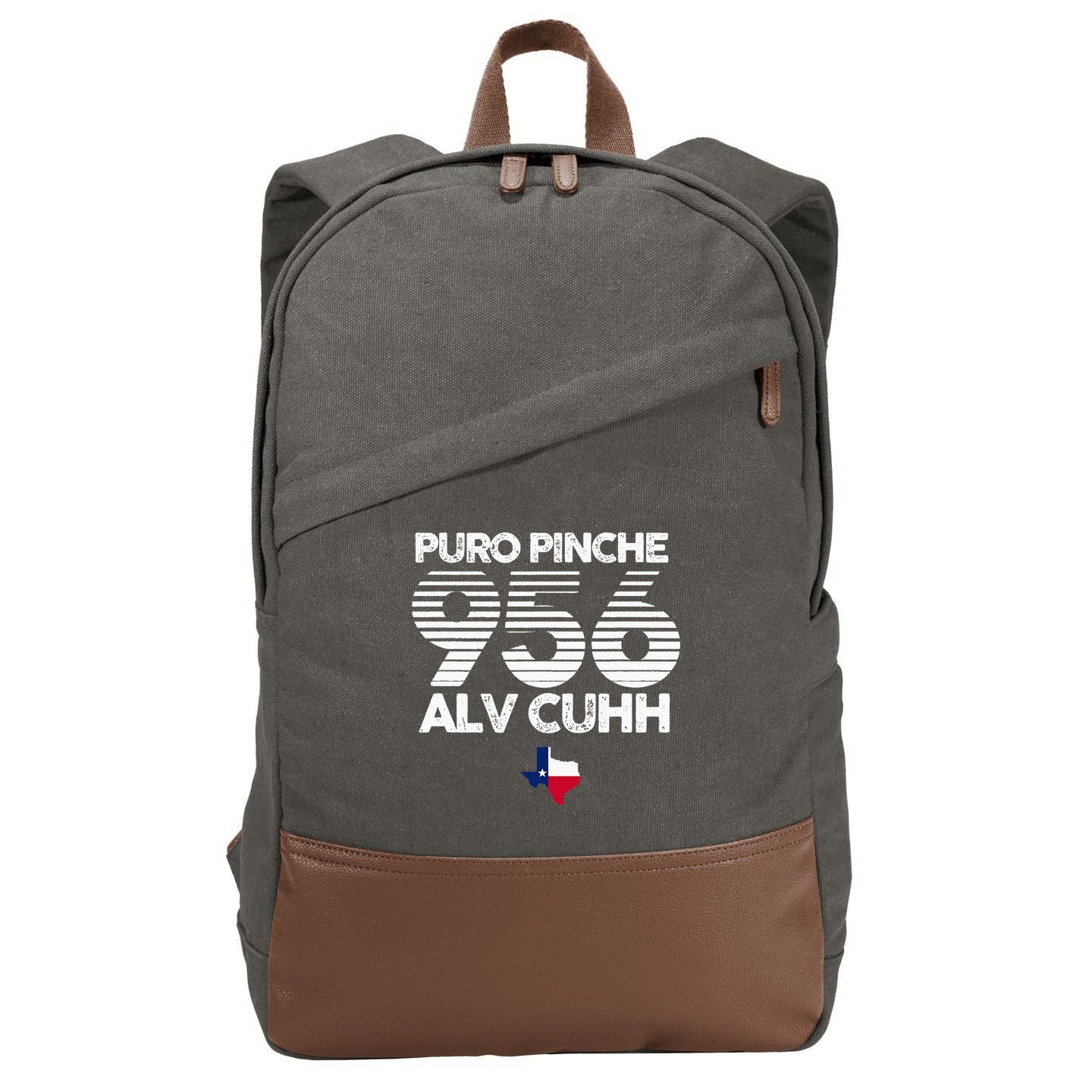 Puro Pinche 956 Alv Cuhh Texas Cotton Canvas Backpack