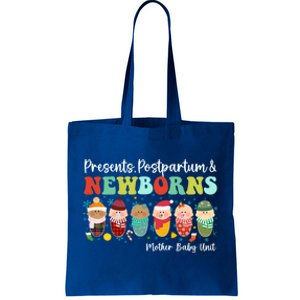 Presents Postpartum And Newborns Mother Nurse Christmas Gift Tote Bag