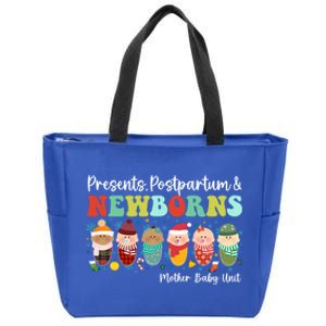 Presents Postpartum And Newborns Mother Nurse Christmas Gift Zip Tote Bag