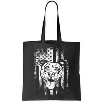 Patriotic Pitbull American Flag Dog Lover Bag