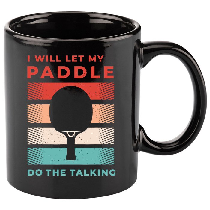 Ping Pong And Table Tennis Gifts For Ping Pongs 11oz C Handle Ceramic Mug