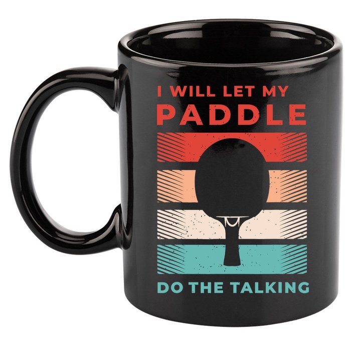 Ping Pong And Table Tennis Gifts For Ping Pongs 11oz C Handle Ceramic Mug