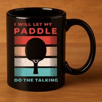 Ping Pong And Table Tennis Gifts For Ping Pongs 11oz C Handle Ceramic Mug