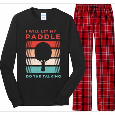 Ping Pong And Table Tennis Gifts For Ping Pongs Long Sleeve Pajama Set