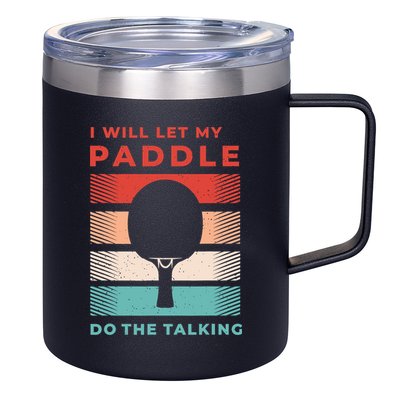 Ping Pong And Table Tennis Gifts For Ping Pongs 12oz Stainless Steel Coffee Mug