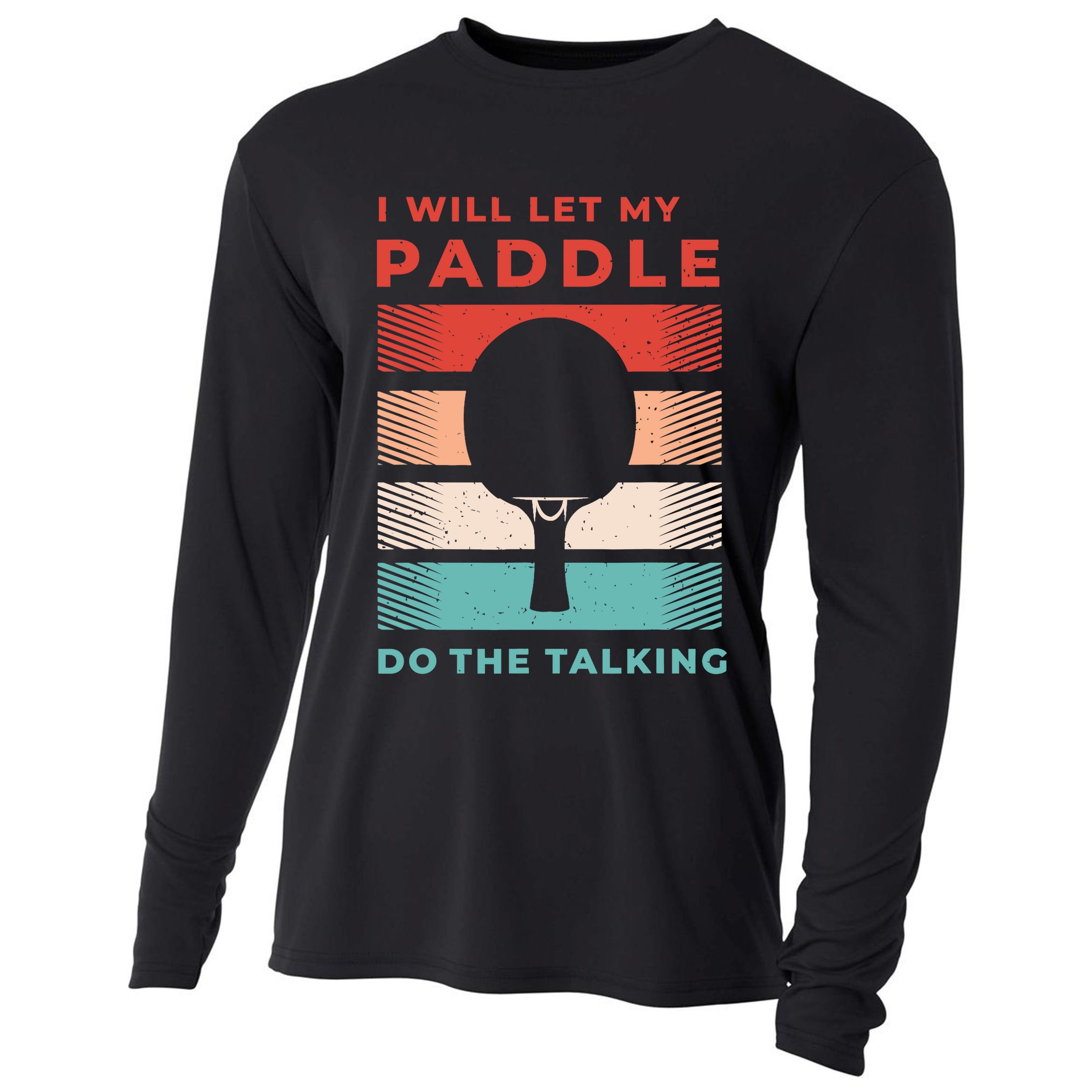 Ping Pong And Table Tennis Gifts For Ping Pongs Cooling Performance Long Sleeve Crew