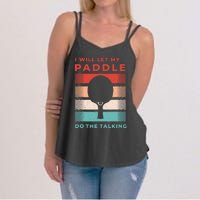 Ping Pong And Table Tennis Gifts For Ping Pongs Women's Strappy Tank