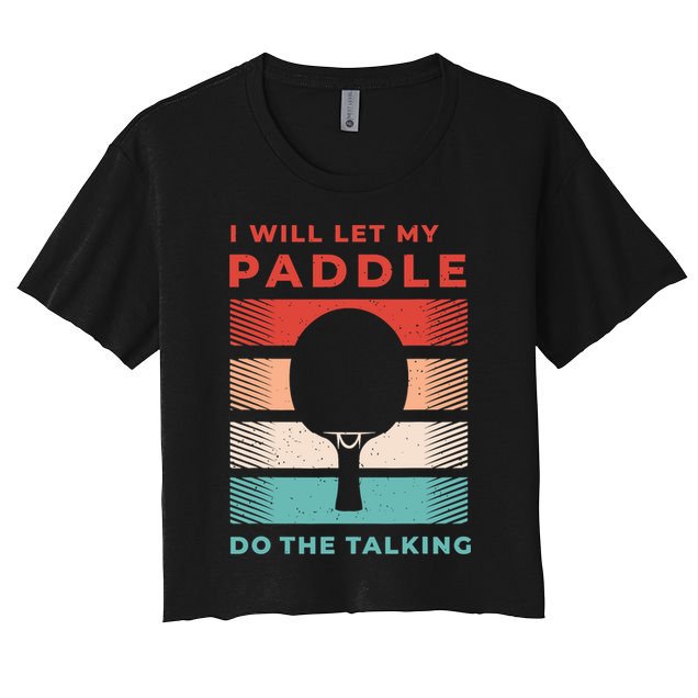 Ping Pong And Table Tennis Gifts For Ping Pongs Crop Top