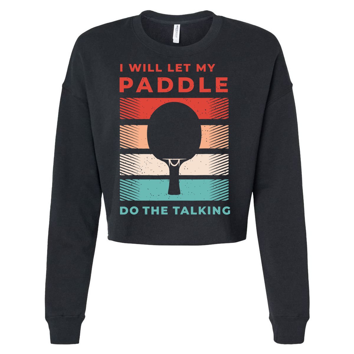 Ping Pong And Table Tennis Gifts For Ping Pongs Cropped Pullover Crew