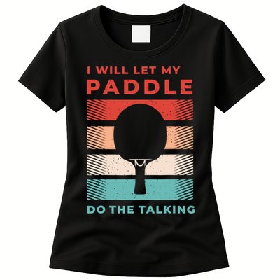 Ping Pong And Table Tennis Gifts For Ping Pongs Womens T-Shirt