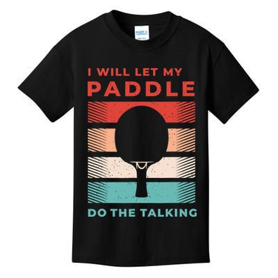 Ping Pong And Table Tennis Gifts For Ping Pongs Kids T-Shirt