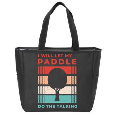 Ping Pong And Table Tennis Gifts For Ping Pongs Zip Tote Bag