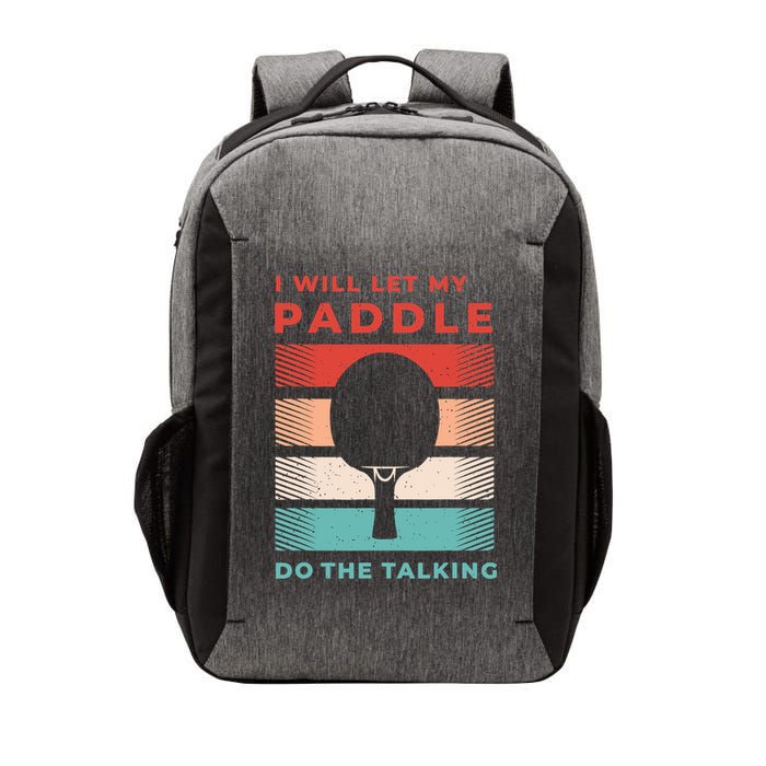 Ping Pong And Table Tennis Gifts For Ping Pongs Vector Backpack