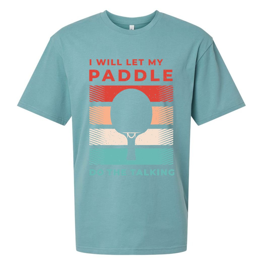 Ping Pong And Table Tennis Gifts For Ping Pongs Sueded Cloud Jersey T-Shirt