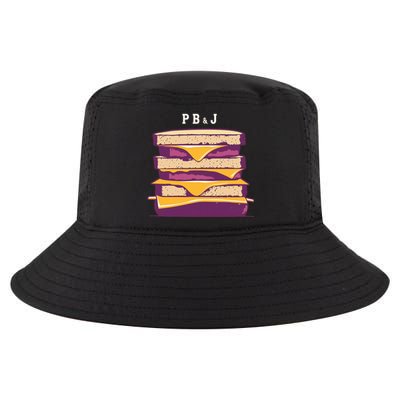 Pretty Pb And J Sandwich With Creamy Peanut Butter And Jelly Gift Cool Comfort Performance Bucket Hat