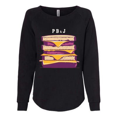 Pretty Pb And J Sandwich With Creamy Peanut Butter And Jelly Gift Womens California Wash Sweatshirt