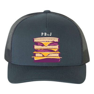 Pretty Pb And J Sandwich With Creamy Peanut Butter And Jelly Gift Yupoong Adult 5-Panel Trucker Hat