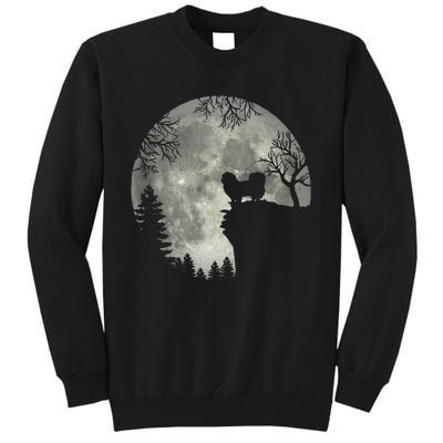 Pekingese Pekinese And Moon Halloween Tall Sweatshirt