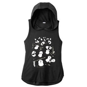 Pandamonium Ladies PosiCharge Tri-Blend Wicking Draft Hoodie Tank