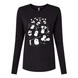 Pandamonium Womens Cotton Relaxed Long Sleeve T-Shirt