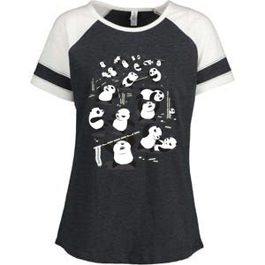 Pandamonium Enza Ladies Jersey Colorblock Tee