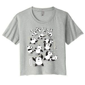 Pandamonium Women's Crop Top Tee