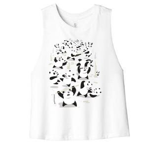 Pandamonium Women's Racerback Cropped Tank