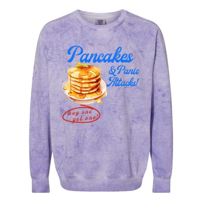 Pancakes Panic & Attacks! Buy One Get One! Apparel Colorblast Crewneck Sweatshirt