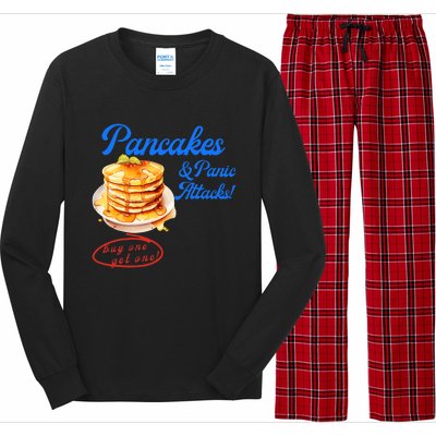 Pancakes Panic & Attacks! Buy One Get One! Apparel Long Sleeve Pajama Set