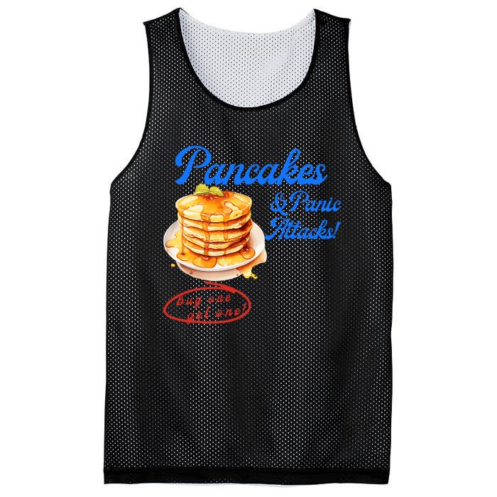 Pancakes Panic & Attacks! Buy One Get One! Apparel Mesh Reversible Basketball Jersey Tank