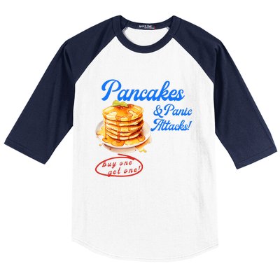 Pancakes Panic & Attacks! Buy One Get One! Apparel Baseball Sleeve Shirt