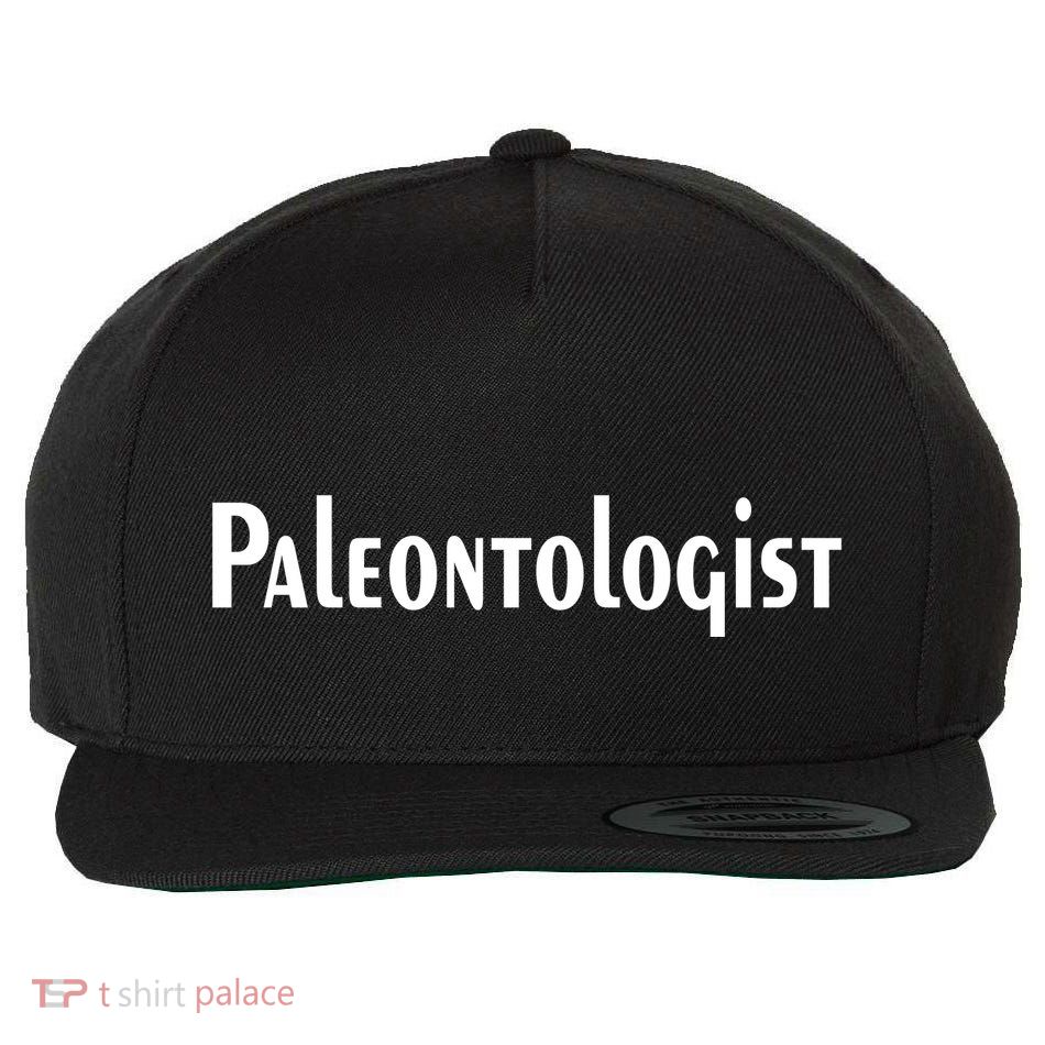 Paleontologist Wool Snapback Cap
