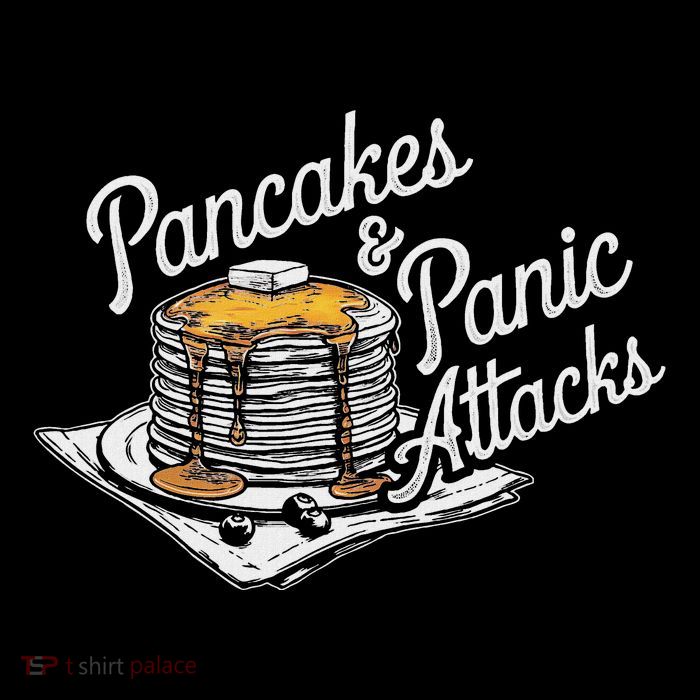 Pancakes & Panic Attacks Flat Bill Trucker Hat