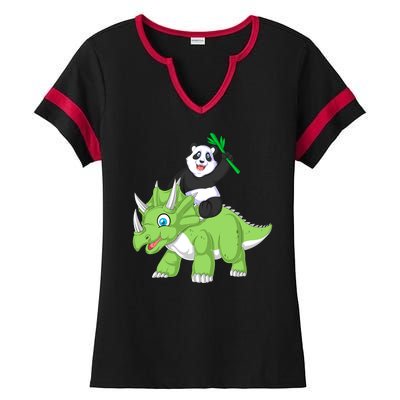 Panda Ladies Halftime Notch Neck Tee