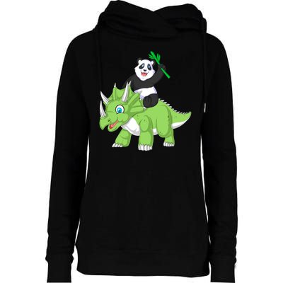 Panda Womens Funnel Neck Pullover Hood