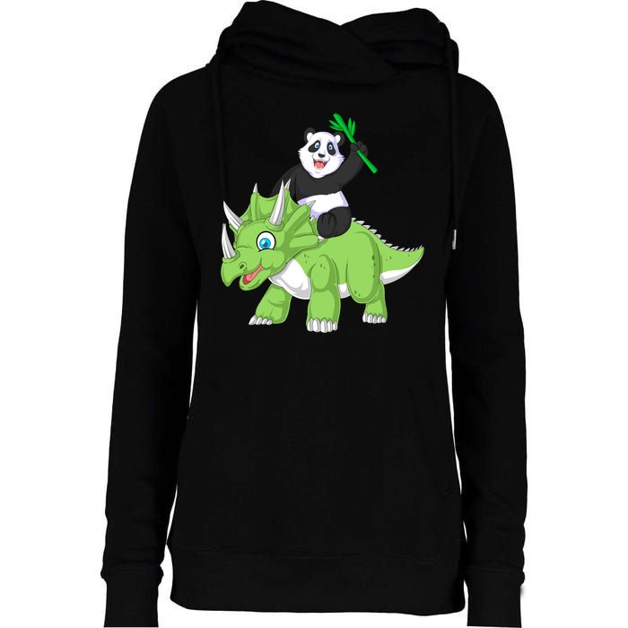 Panda Womens Funnel Neck Pullover Hood