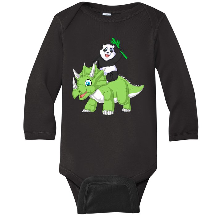 Panda Baby Long Sleeve Bodysuit