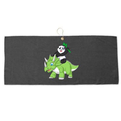 Panda Large Microfiber Waffle Golf Towel