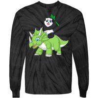 Panda Tie-Dye Long Sleeve Shirt