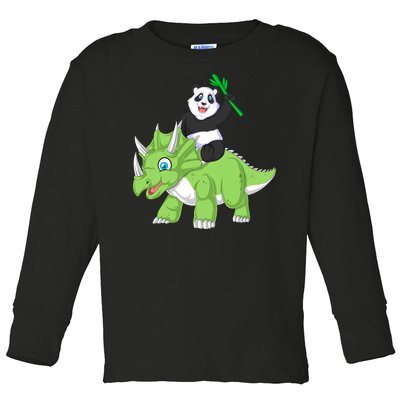 Panda Toddler Long Sleeve Shirt