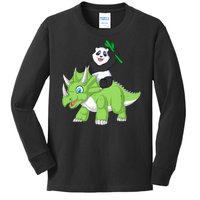 Panda Kids Long Sleeve Shirt