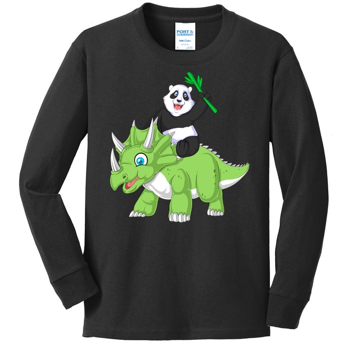 Panda Kids Long Sleeve Shirt